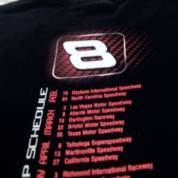 DALE JR GRAPHIC NASCAR TEE VINTAGE - Picture 2 of 11